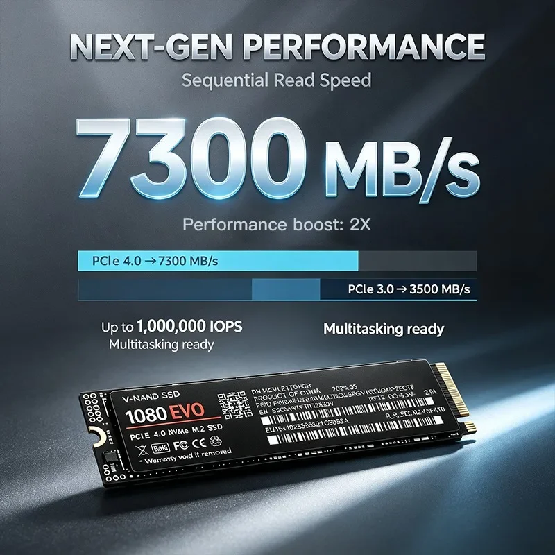 M.2 Nvme 4Tb Pcie 4.0 Ssd - 1080 EVO M.2 NVMe PCIe 4.0