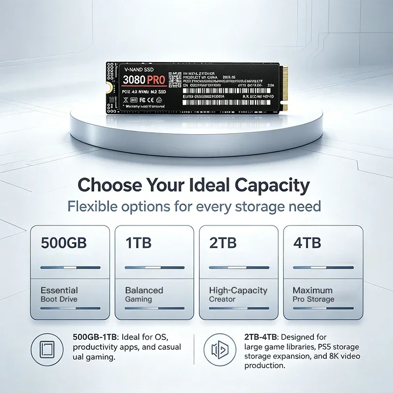 3080 PRO 500GB 1TB 2TB 4TB M.2 - M.2 Nvme 4Tb Pcie 4.0 Ssd recension och pris