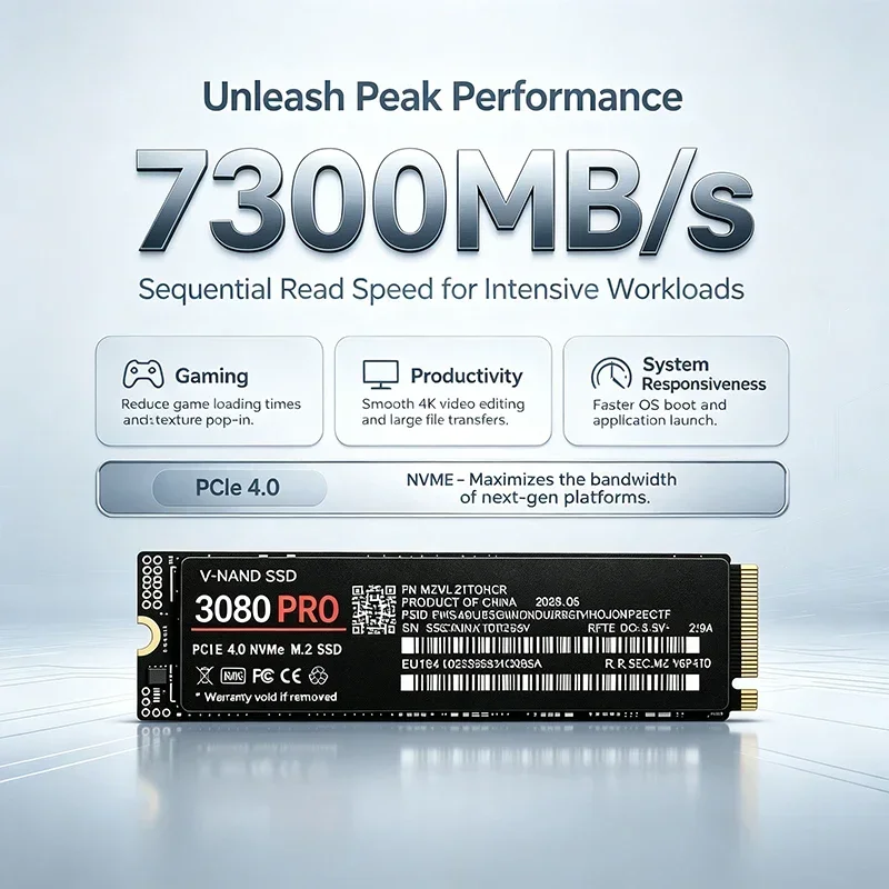 3080 PRO 500GB 1TB 2TB 4TB M.2 - M.2 Nvme 4Tb Pcie 4.0 Ssd recension och pris