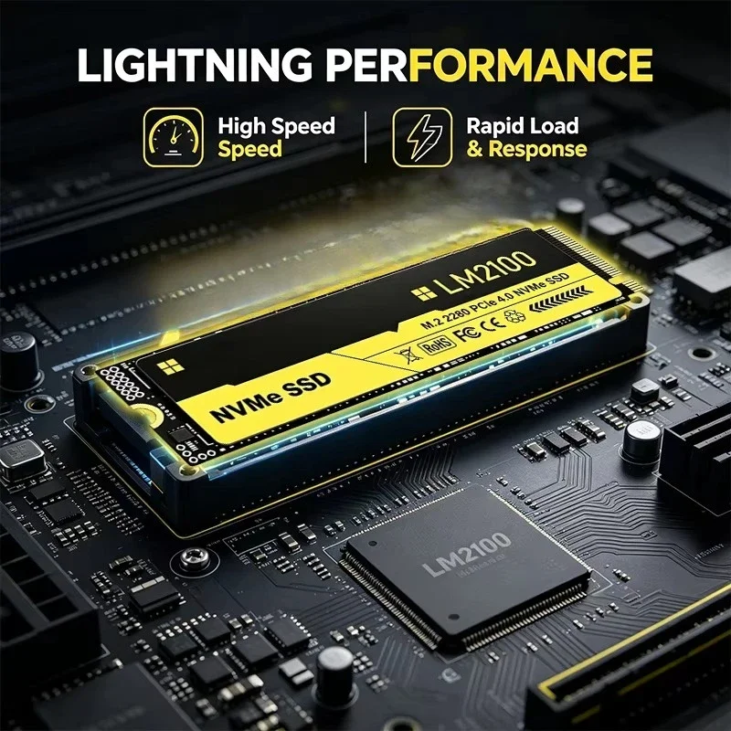New LM2100 M.2 SSD Hard Disk 2 - M.2 Nvme 4Tb Pcie 4.0 Ssd recension och pris