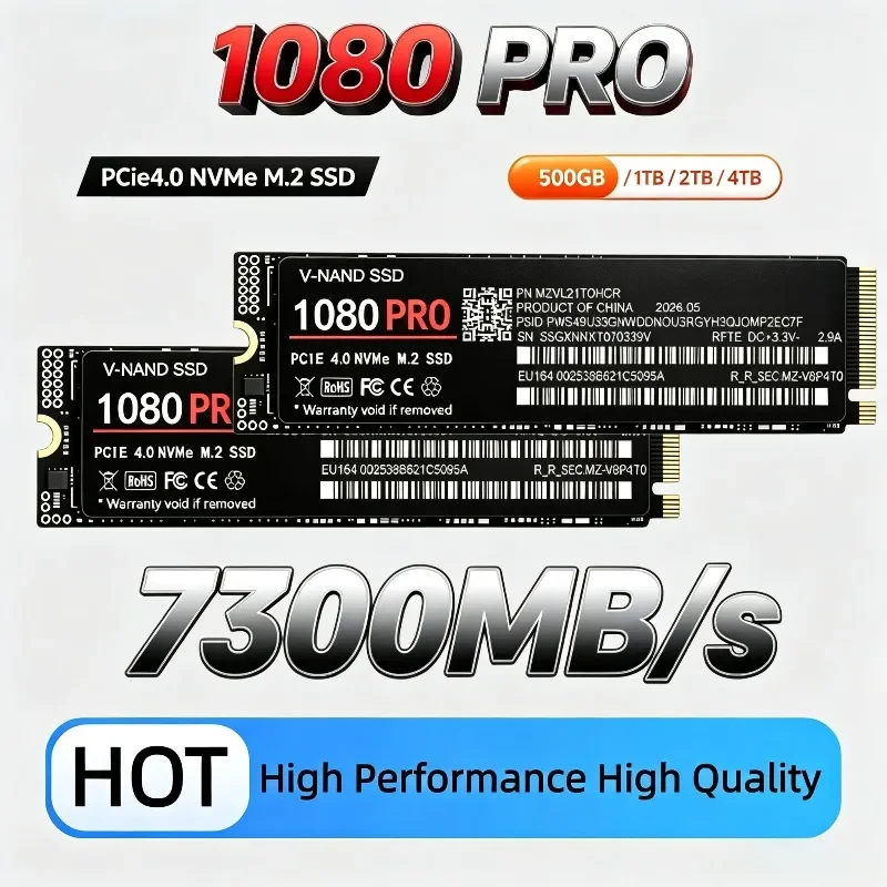Original 1080PRO M.2 NVMe PCIe - M.2 Nvme 4Tb Pcie 4.0 Ssd recension och pris