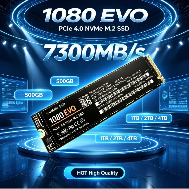 1080 EVO M.2 NVMe PCIe 4.0 Int - M.2 Nvme 4Tb Pcie 4.0 Ssd recension och pris