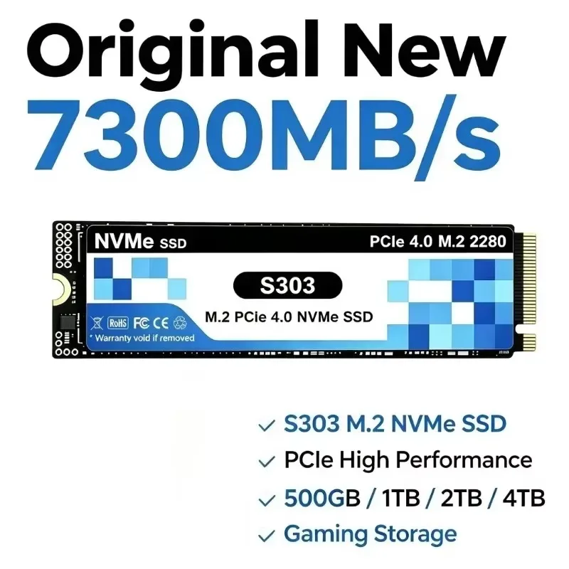 Original S303 M.2 NVMe Interna - M.2 Nvme 4Tb Pcie 4.0 Ssd recension och pris