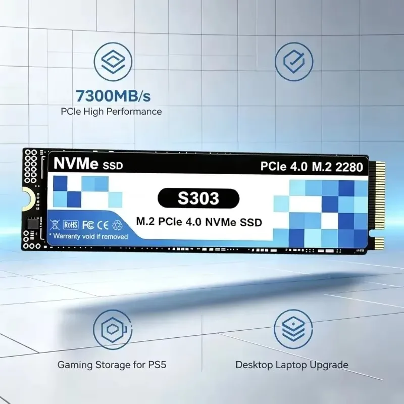 Original S303 M.2 NVMe Interna - M.2 Nvme 4Tb Pcie 4.0 Ssd recension och pris