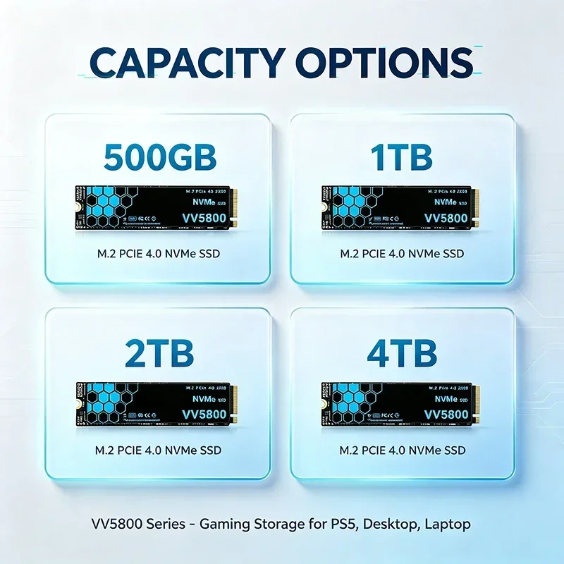 VV5800 500GB 1TB 2TB 4TB PCIe  - M.2 Nvme 4Tb Pcie 4.0 Ssd recension och pris